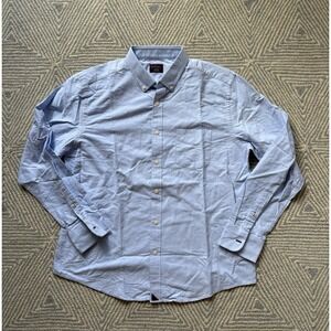UNTUCKit Long Sleeve Soft Cotton Button Shirt - Blue -‎ XL